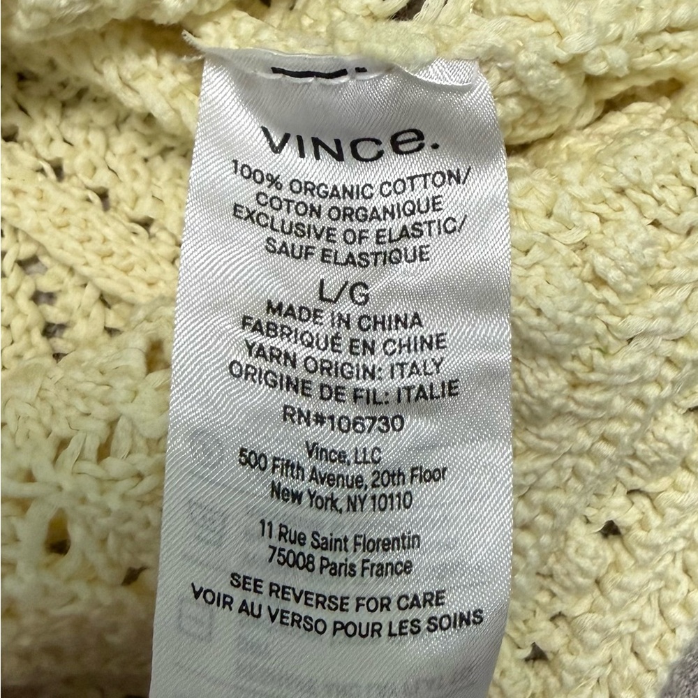 Vince Lace Patchwork Pullover Women's Sweater In … - image 8